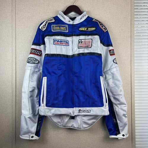 ICON MOTOSPORTS バイクジャケット レーシング L 輸入 古着 $_12.JPG?set_id=880000500F