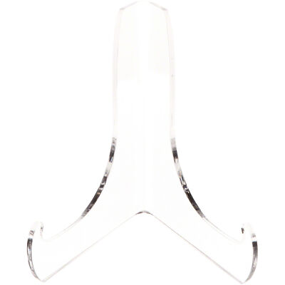 Plymor Acrylic 60-Degree Angle Easel w/ Deep Support Ledges, 4.5''Hx4.5''Wx3.5''D