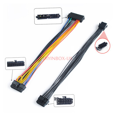 For HP Z440 Z640 Server ATX 24Pin to 18Pin + 8pin to 12pin Adapter Power Cable