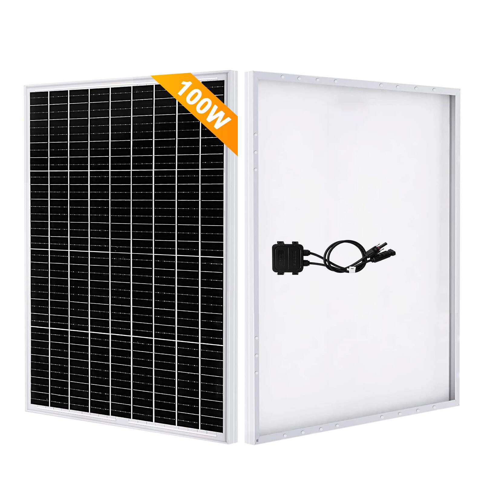 100W 200W 400W 1000W Monocrystalline Solar Panel Kit 12V Solar Panels Camping RV