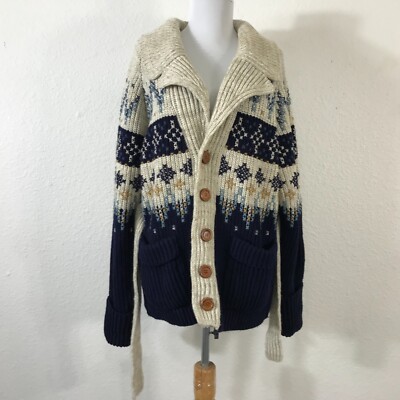 Silton Cardigan Women's Size 1X Multicolor Geometric Acrylic Vintage 70s