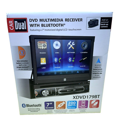 Dual Electronics XDVD179BT 7-inch LED Touch Screen Multimedia Receiver (SH)(F4)
