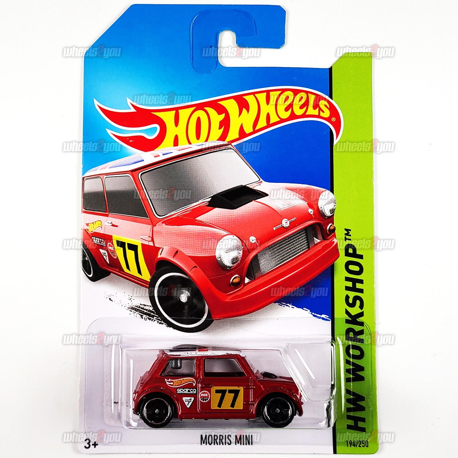 ミニカー Hot Wheels MORRIS MINI Amazon.com: HOT WHEELS MORRIS MINI HW WORKSHOP 194/250 GREEN