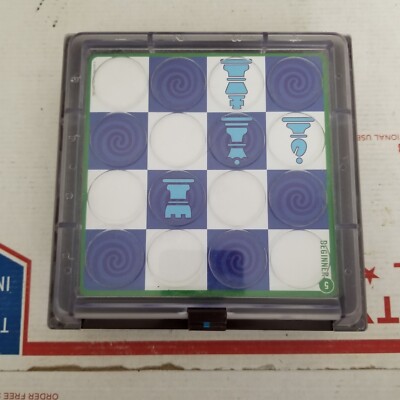 Thinkfun Solitaire Chess Game Logic Puzzle Complete Skill Building 60 Puzzles