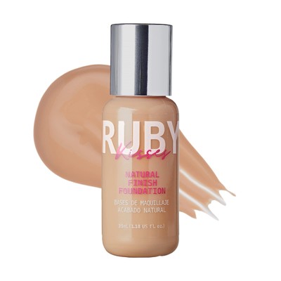 Ruby Kisses Liquid Foundation Medium Coverage Lightweight Natural Finish Face...