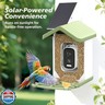 UYIDDIN Bird Feeder with Camera Solar Powered, AI Identify Birds Species 10000+, 2.5K HD Video App Live View, Smart Bird Feeder for Outdoors Backyard, Gifts for Birdlovers Mom Dad