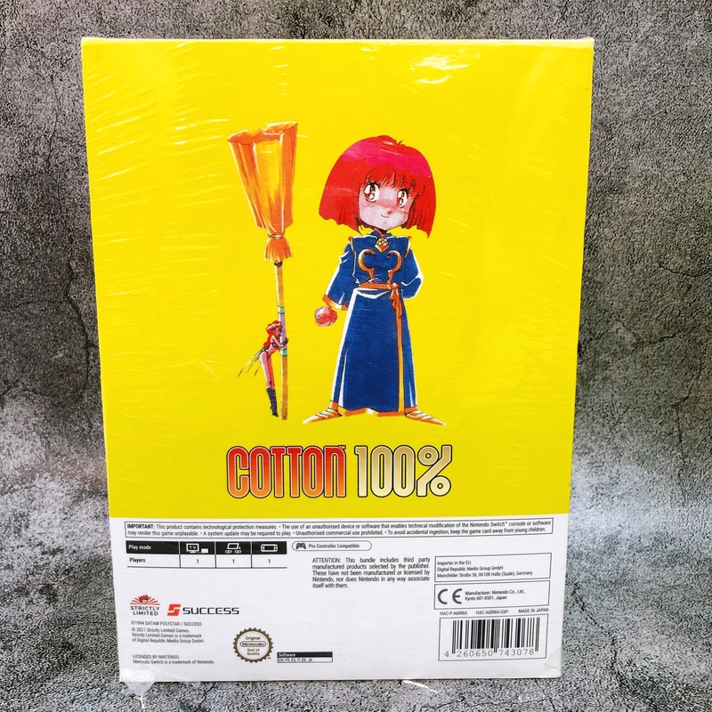 Nintendo Switch Cotton 100% Switch Collector's Limited