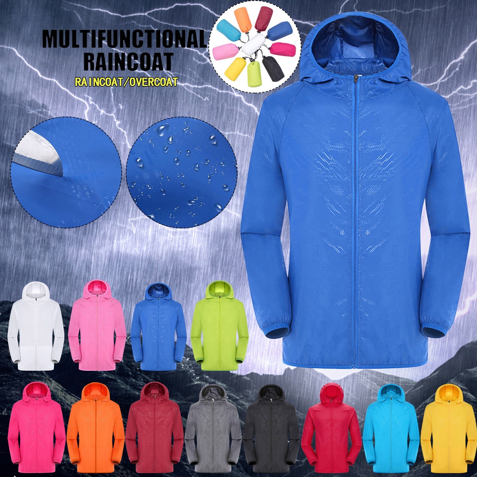 Packable Hooded Windbreaker