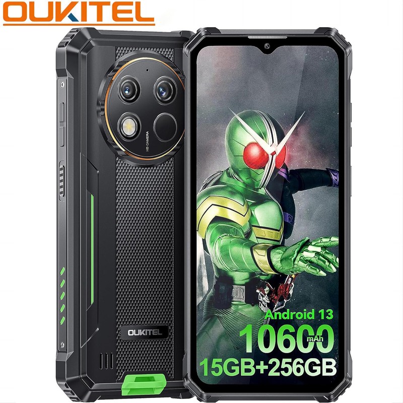 Oukitel Wp28 10600mah Outdoor Handy Android 13 15gb+256gb Smartphone Ip68/Nfc