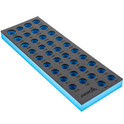 Asta Werkstattwagen Einlage für Steckschlüssel Werkzeug Wagen Schaumstoffeinlage