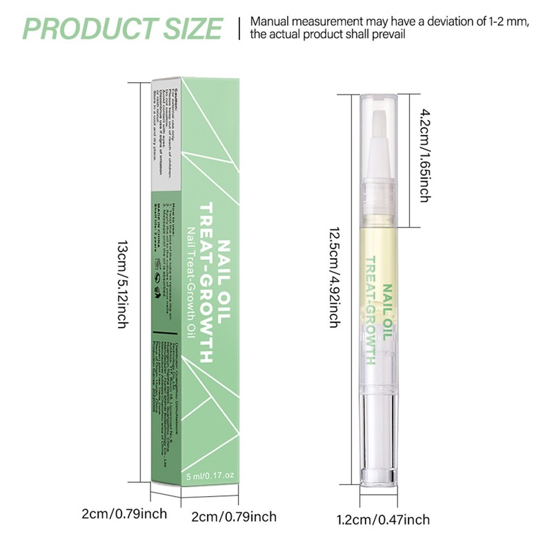 5ml Nail Oil Cuticle Pen Nail Strengthener Nail Growth Oil Nail Care Oil