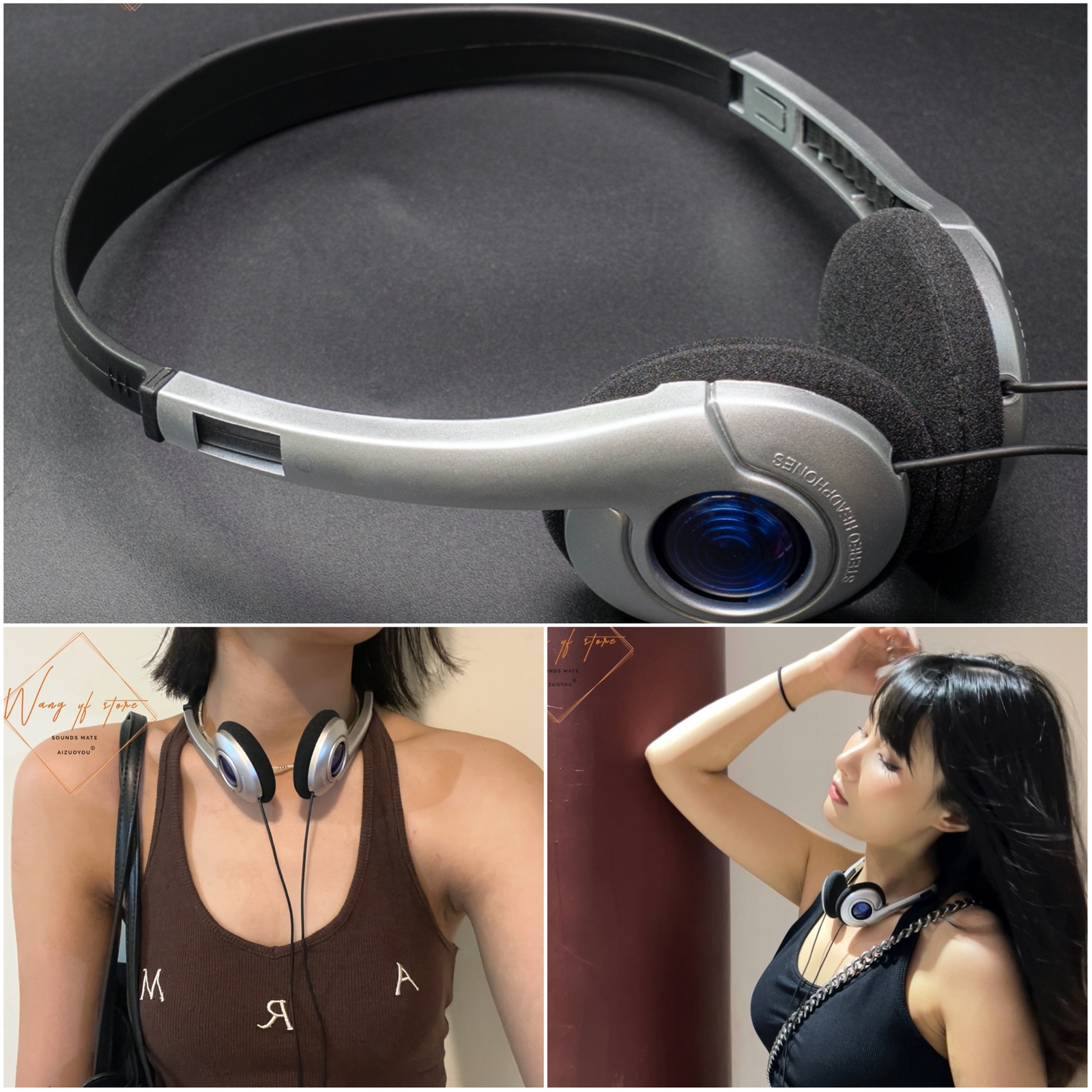 Vintage Retro Classic Headphone Headset 80s For Sony Vintage Retro Classic Headphone Headset 80s For Sony