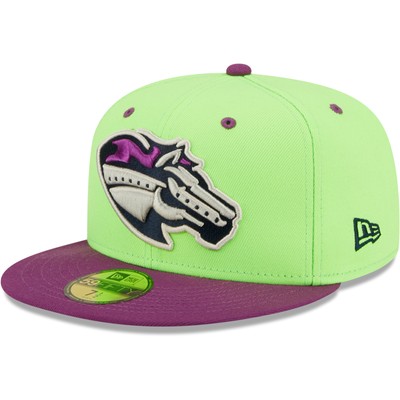Men's New Era Green/Purple Caballos de Stockton Copa De La Diversion 59FIFTY