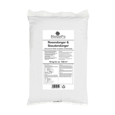 HaGaFe Rosendünger Staudendünger Spezialdünger Dünger org. min. 10 kg (1x10kg)