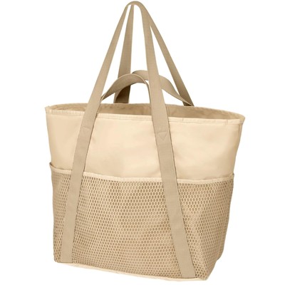 Fcolor Waterproof Beach Bags for Women - Machine Washable Travel Tote Bag