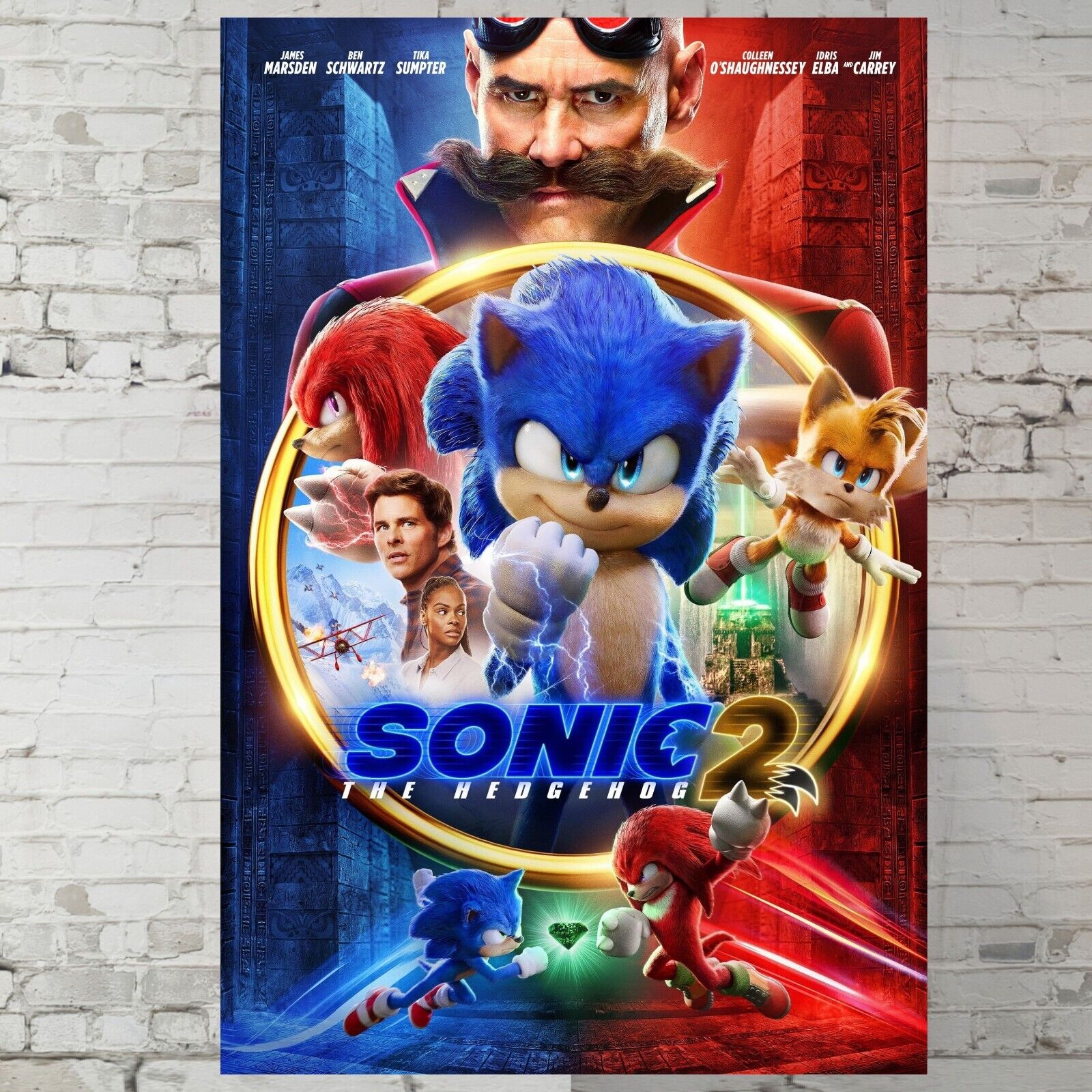 , Sonic Poster - 11x17" Wall Art Poster Gift
