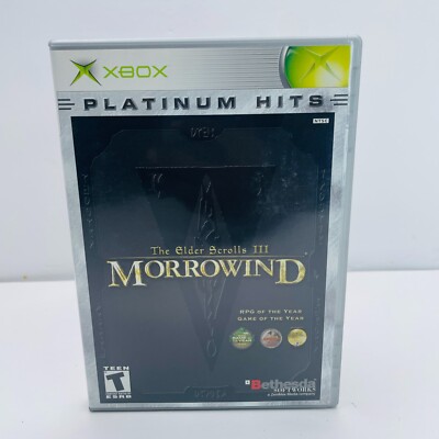 The Elder Scrolls III: 3 Morrowind (Microsoft Original Xbox) Complete W/ Manual