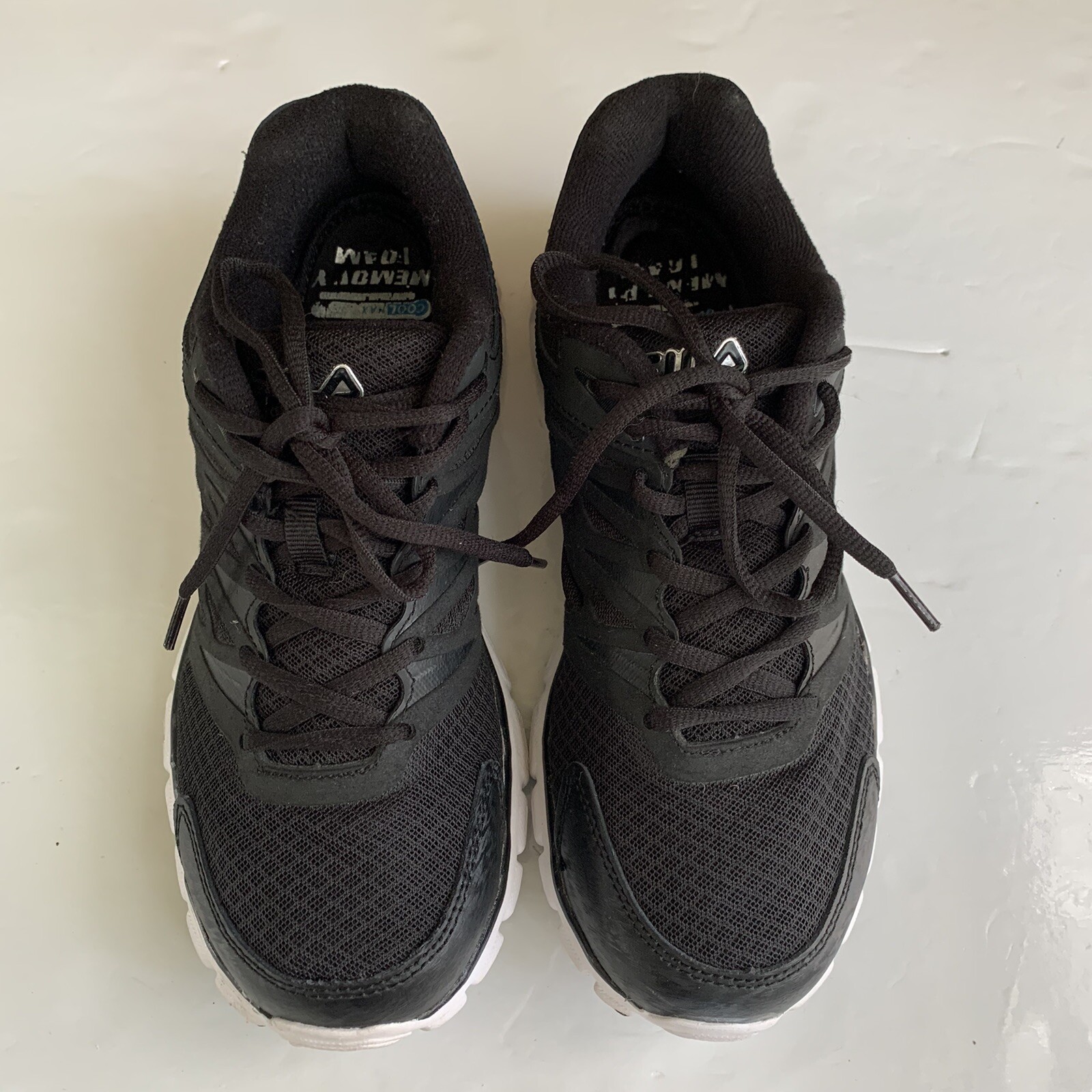 fila memory foam black