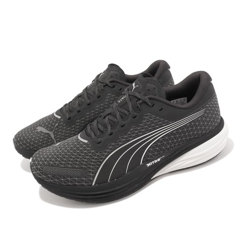 

Мужские кроссовки Puma Deviate Nitro 2 WTR Black Metallic Silver White 376856-01, Черный, Deviate Nitro 2 Wtr