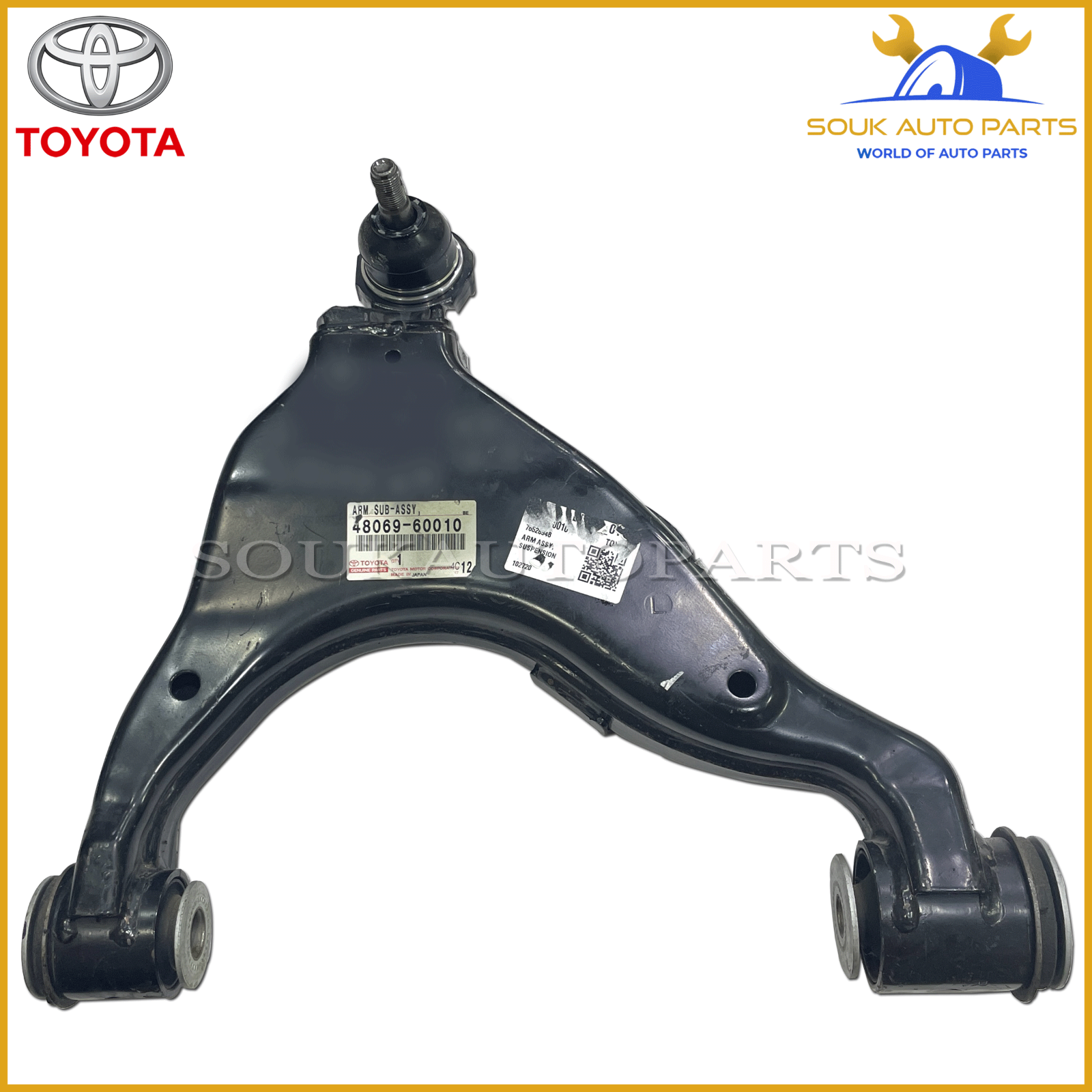 48069-60010 Genuine Toyota ARM SUB-ASSY, FRONT SUSPENSION