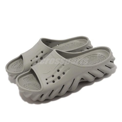 

Сандалии Crocs Echo Slide Elephant Men Unisex LifeStyle Casual Slip On Sandal 208170-1LM, Серый, Echo Slide