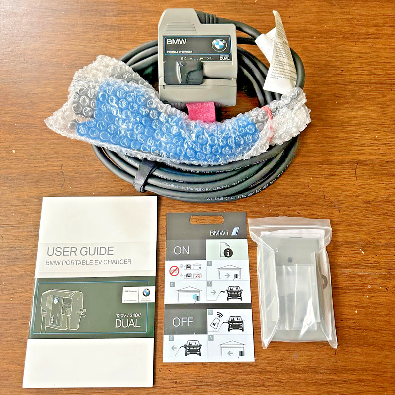 BMW 530e xdrive Plug-In hybrid EV Charger portable dual level