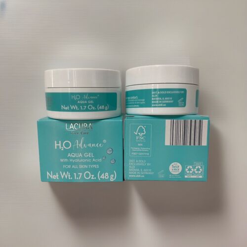 Set of 2 LACURA Face Care H2O Advance Aqua Gel, w Set of 2 LACURA Face Care H2O Advance Aqua Gel, w