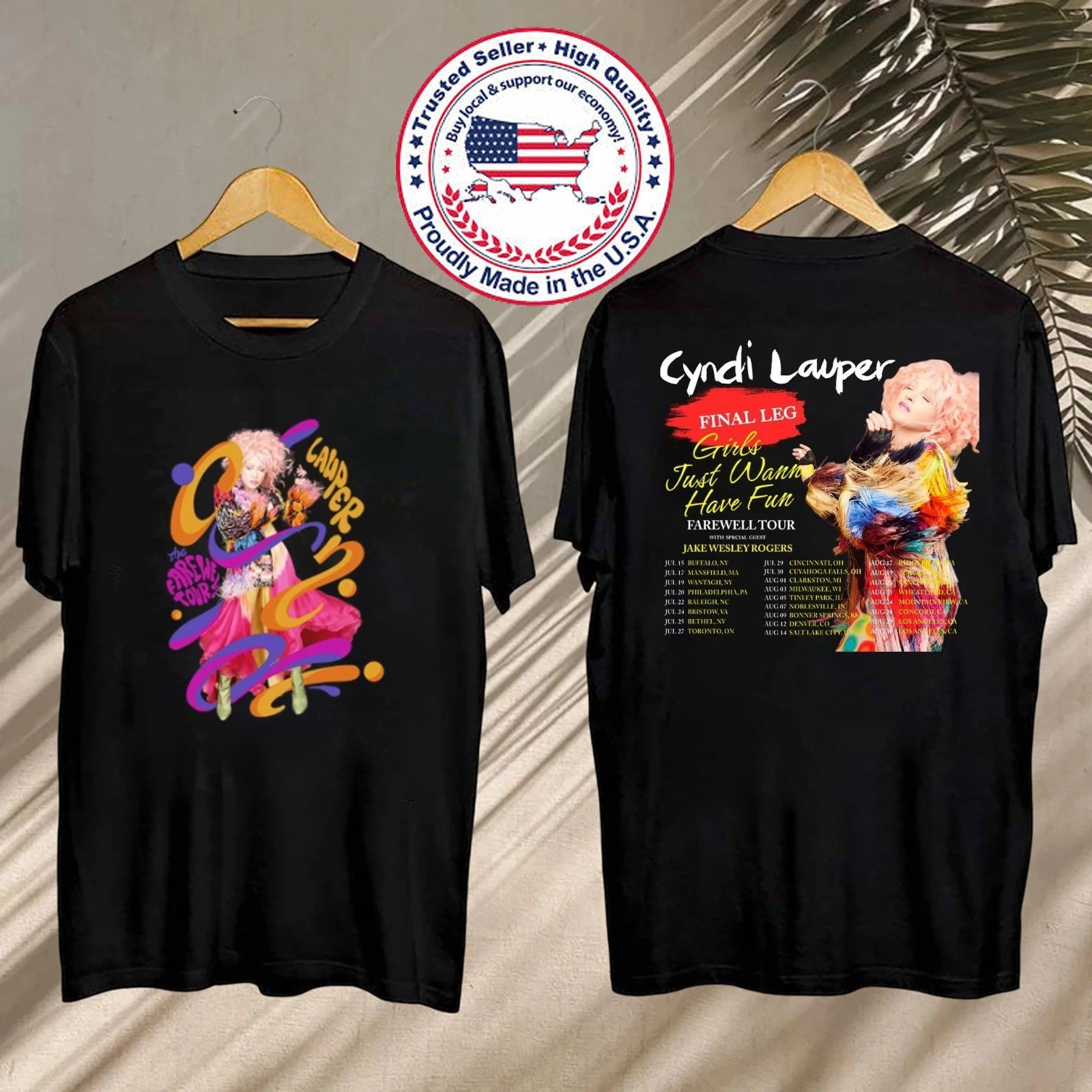 SALE!! Cyndi Lauper Girl Just Wanna Have Fun Farewell Tour