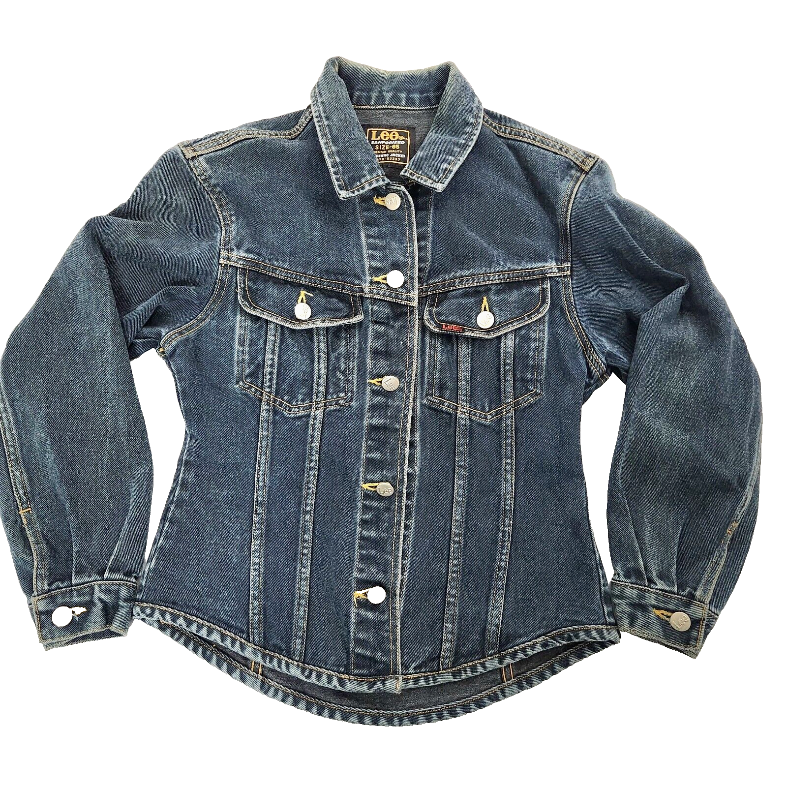 Vintage Lee Sanforized Union Made Denim Jacket 23337 Women Vintage Lee Sanforized Union Made Denim Jacket 23337 Women