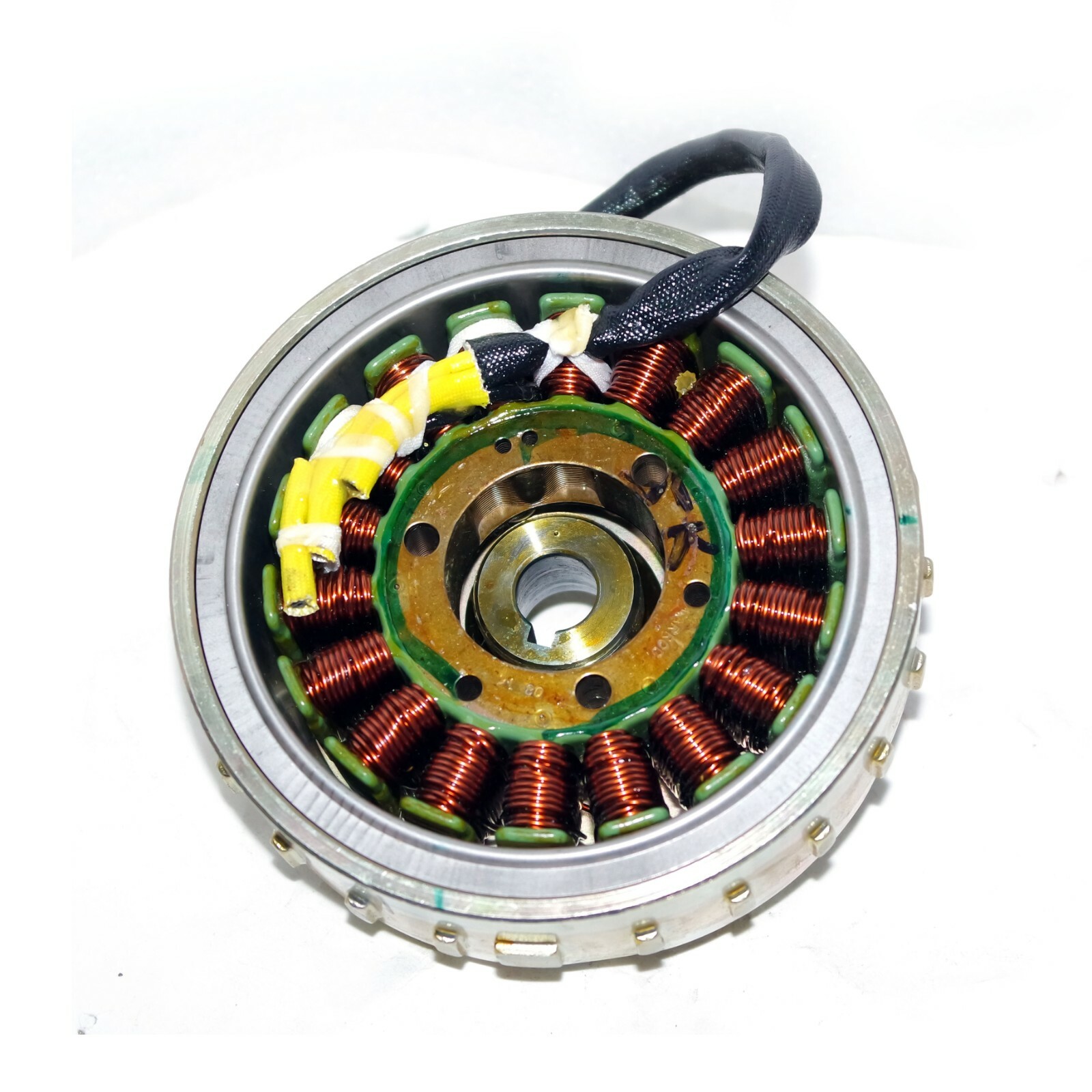 Fits Royal Enfield Classic 500 Flywheel Magneto Assembly+5MM Dia Stator MTG Hole 