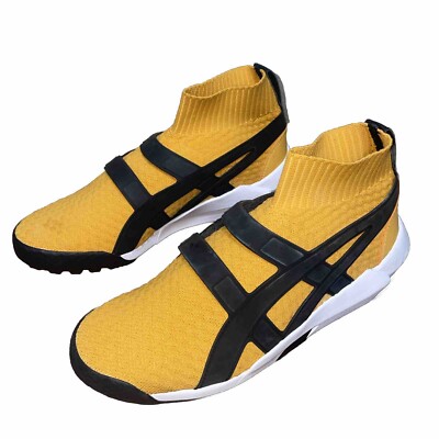 Rare ONITSUKA TIGER High Top AP Knit Trainer Shoes 1183A418 D9Q70 Men 9 Women 11