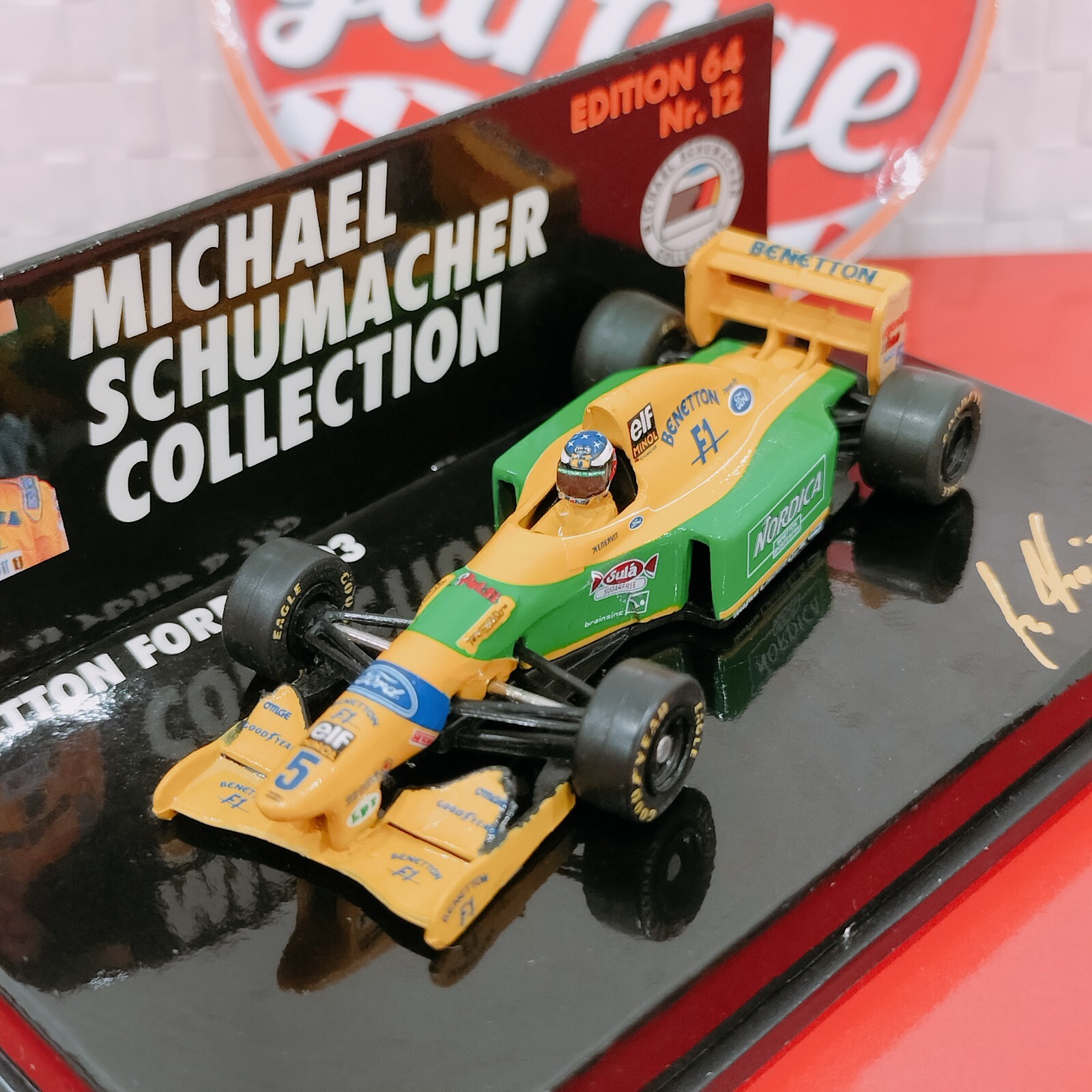 1:18 ベネトン B193 サンマリノGP キャメル仕様 M.シューマッハ #5