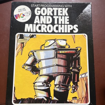 Gortek And The Microchips Tape Set For Commodore 64 C64 In Box 2 Tapes Manual