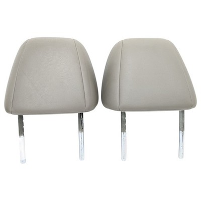 2011-2017 Honda Odyssey Rear 2nd Second Row Head Rest Headrest Pair Gray Leather
