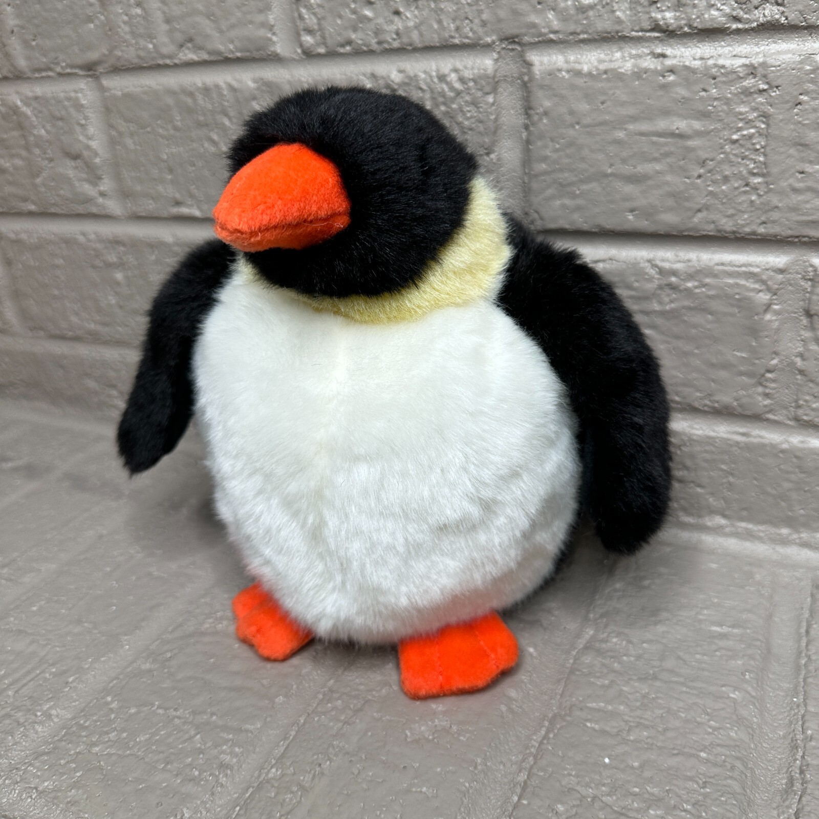 UNIPAK Penguin Plush Plumpee Chubby Fat Black White Stuffed 
