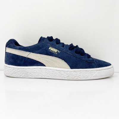 

Кроссовки Puma Boys Suede Classic 355110 50 Blue Casual Shoes Размер 6C, Синий, Suede Classic