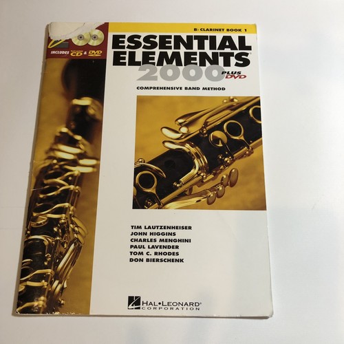 2 Essential Elements for Band and 2000 Bb Clarinet Book 1 with CDS