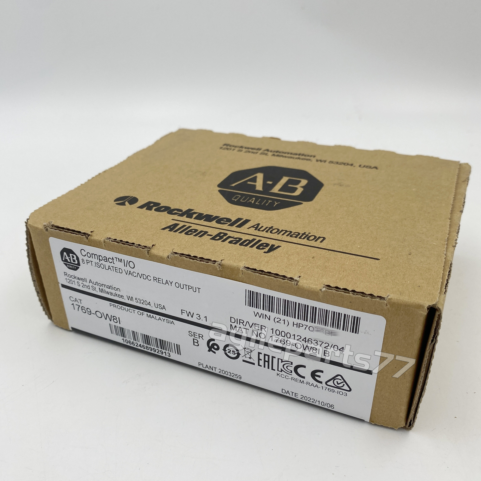 AB 1769-OW8I Compact I/O 8Pt Output Module FW3.1 NEW Factory Sealed 1769OW8I TX