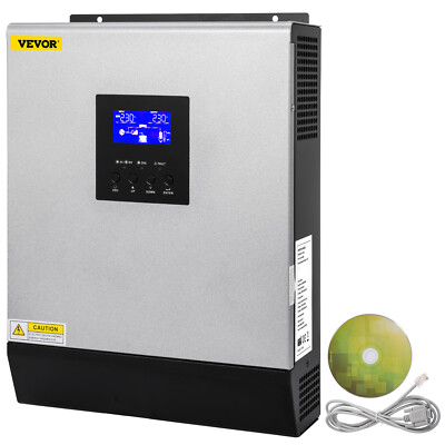 3KVA Hybrid Solar Inverter Built in 50A PWM Solar Controller DC 24V to AC 110V 