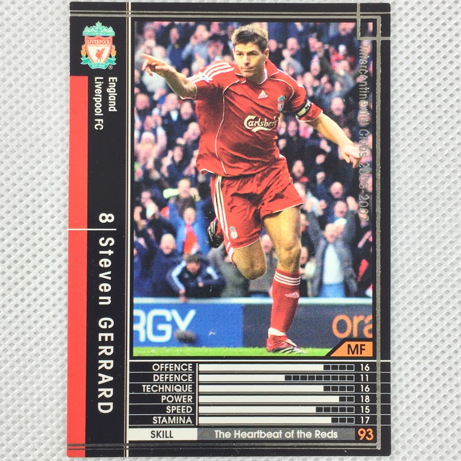 スポーツ steven gerrard STEVEN GERRARD TOPPS Match Attax 24