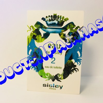Sisley EAU de SISLEY 2  Eau de Toilette .05fl.oz/1.6ml CARDED SAMPLE Free Ship 