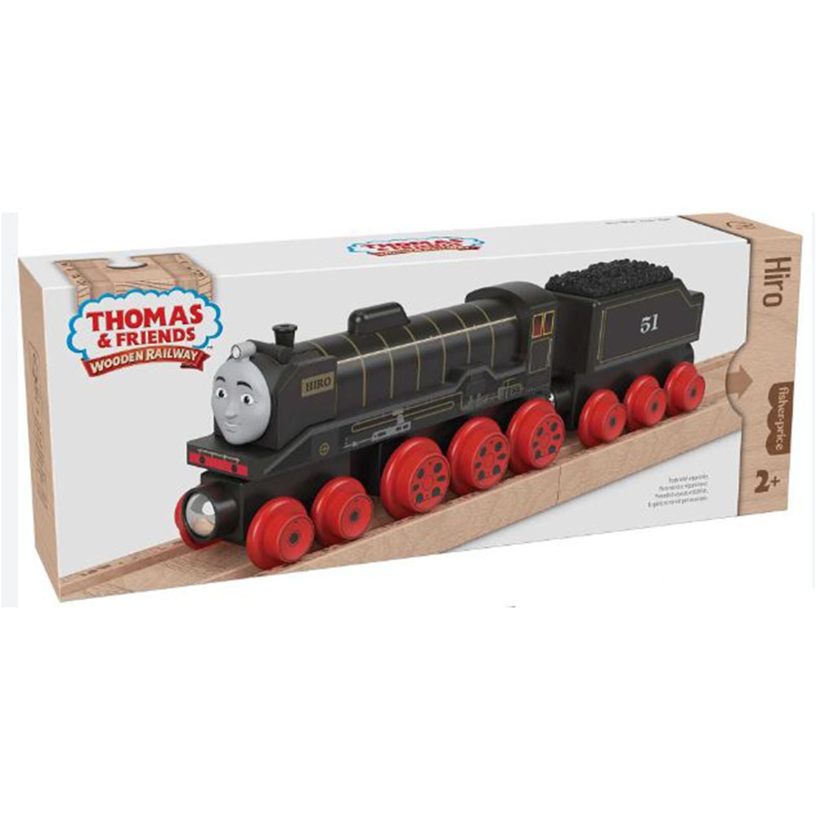 Деревянная железная дорога Хиро Поезд Томас и друзья от Fisher Price, НОВАЯ