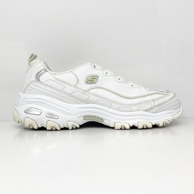 

Skechers Womens D Lites 11945W Белая повседневная обувь Кроссовки Размер 8.5, Белый, D Lites