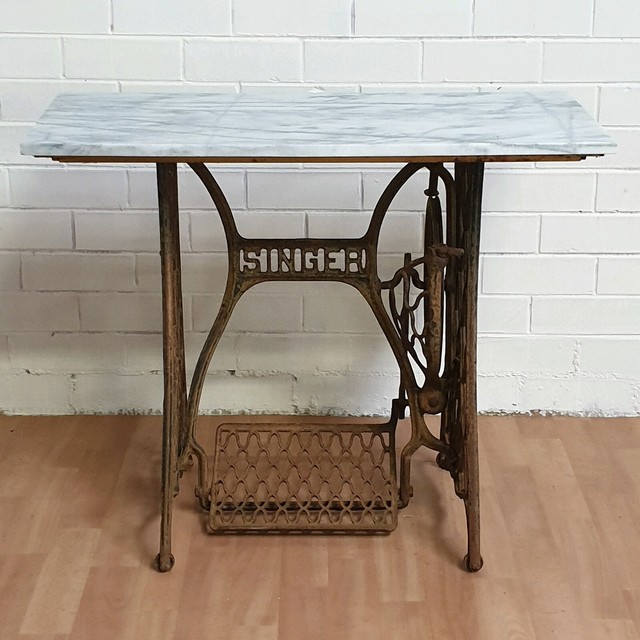 Restored vintage singer sewing machine table i love mine