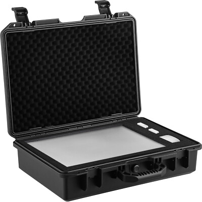 VEVOR IP67 Waterproof Hard Case 15''-17''/15.6'' Hard Carrying Case w/ Foam Insert