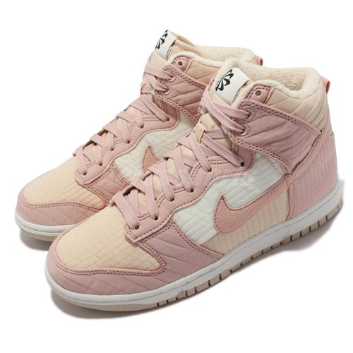 

Nike Wmns Dunk High LX Next Nature Toasty Pink White Women Casual DN9909-200, Серый, Wmns Dunk High Lx Next Nature