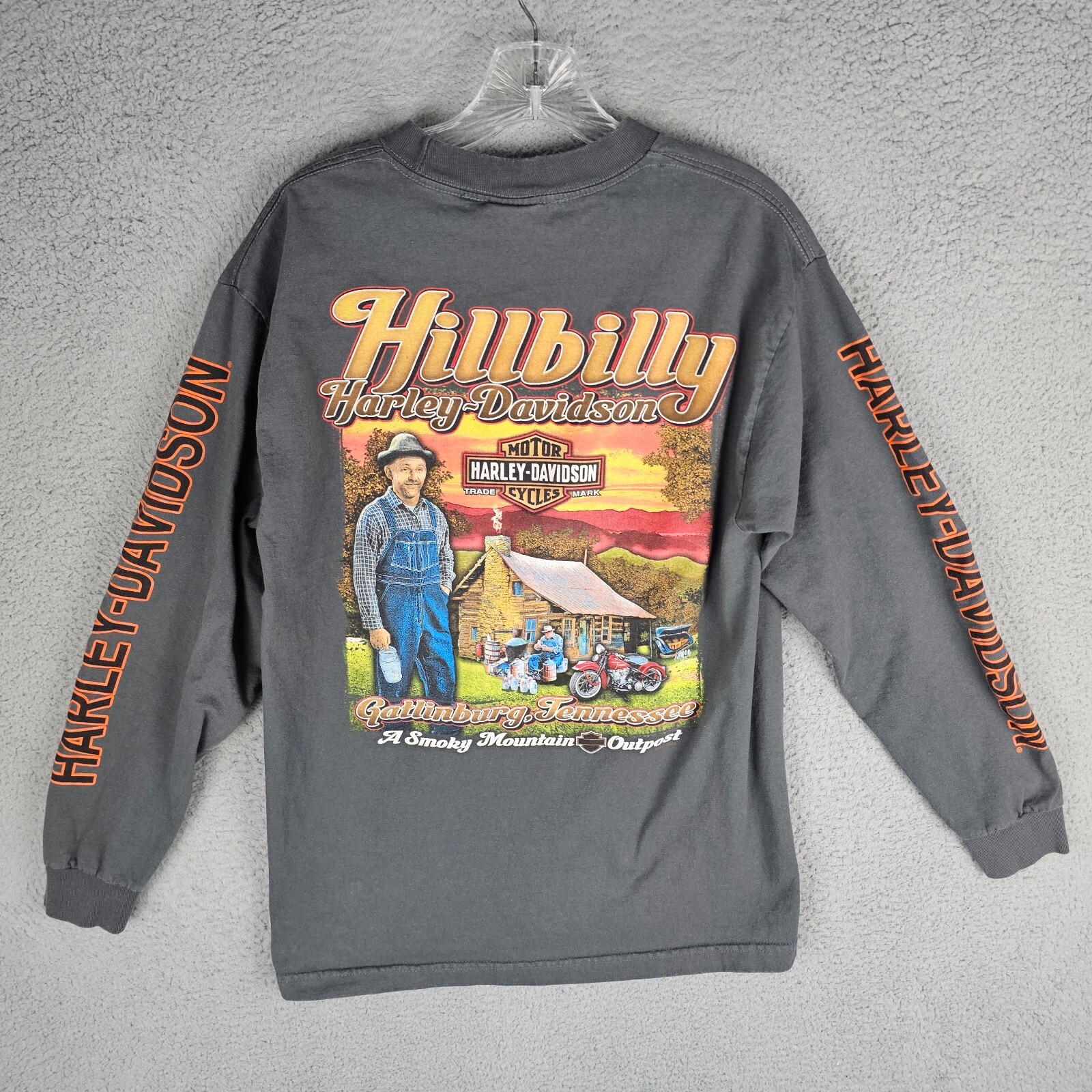人気新品入荷 Hillbilly Harley-Davidson Medium Size T-shirt Sleeve Long トップス