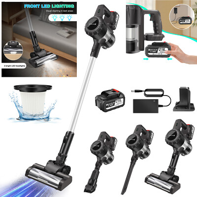 6-IN-1 Cordless Vacuum Cleaner Lightweight 3600W Rechargeable Lithium Battery