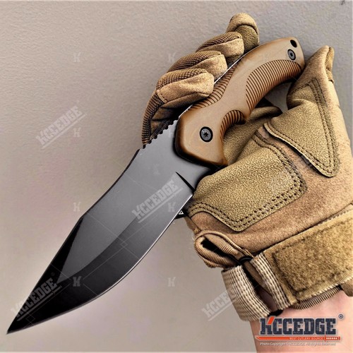 9" Survival Knife FIXED BLADE KNIFE w/ Kydex Sheath Full Tang 3 Styles 3 Colors