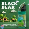 SIP WITH ME Regional Black Bear Cup, Water Bottle, Tumbler with Lid and Straw, Travel Sippy Cup for Water or Milk, Cups with Lids BPA Free Plastic, 12 oz